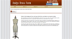 Desktop Screenshot of andysdressform.com